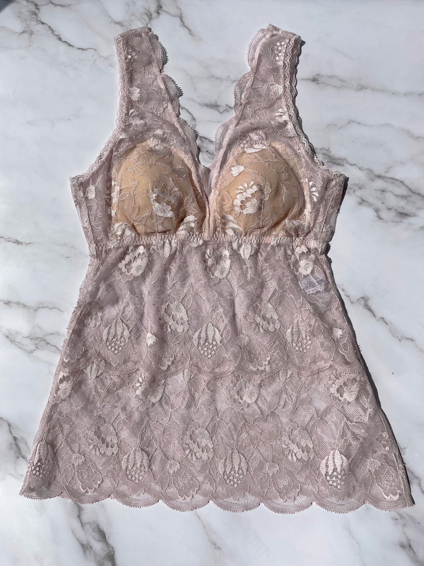 Protea All Lace Bra Camisole｜Berry