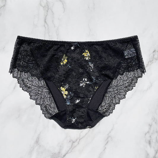 Night Garden Bikini｜Black