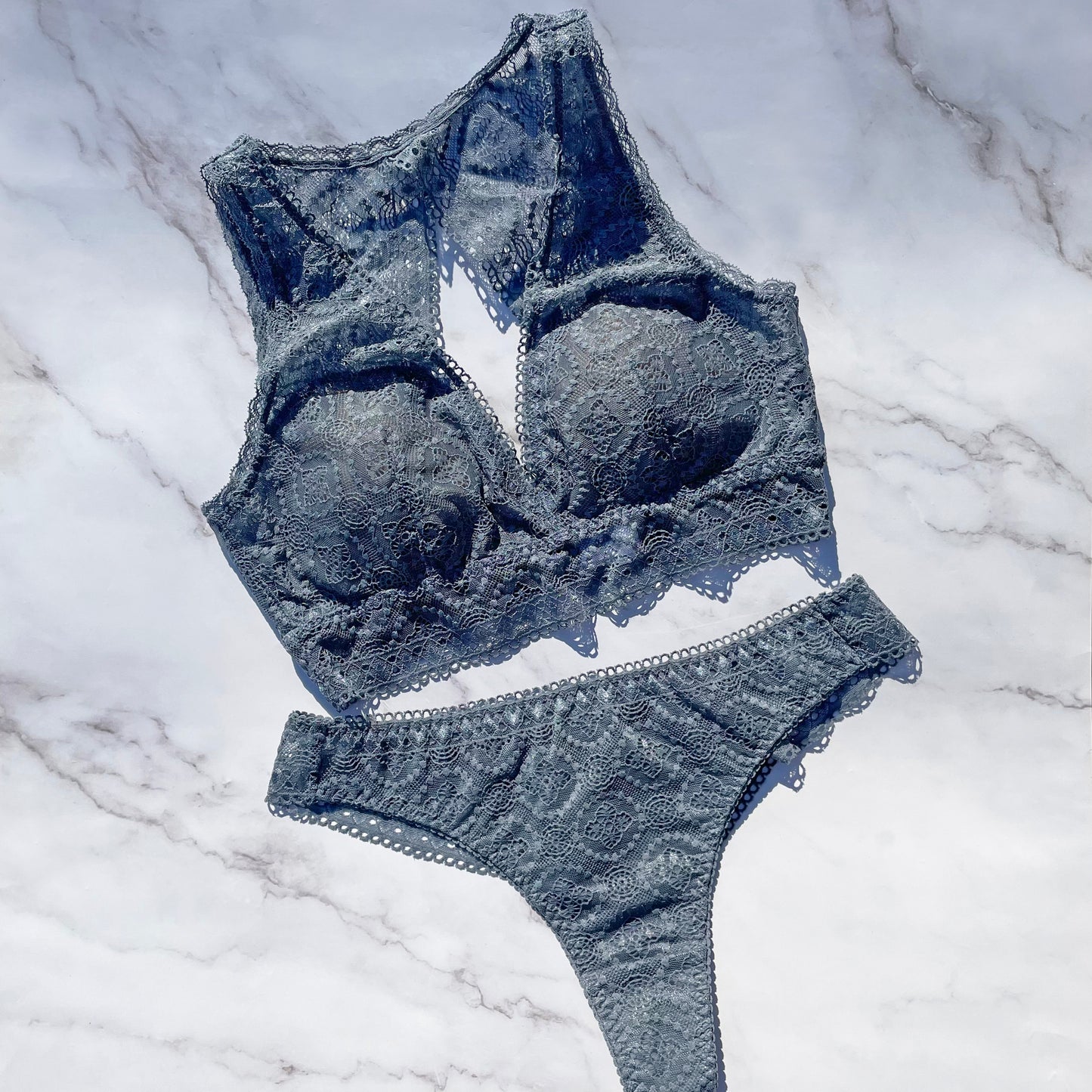 Moroccan Thong｜Blue Gray