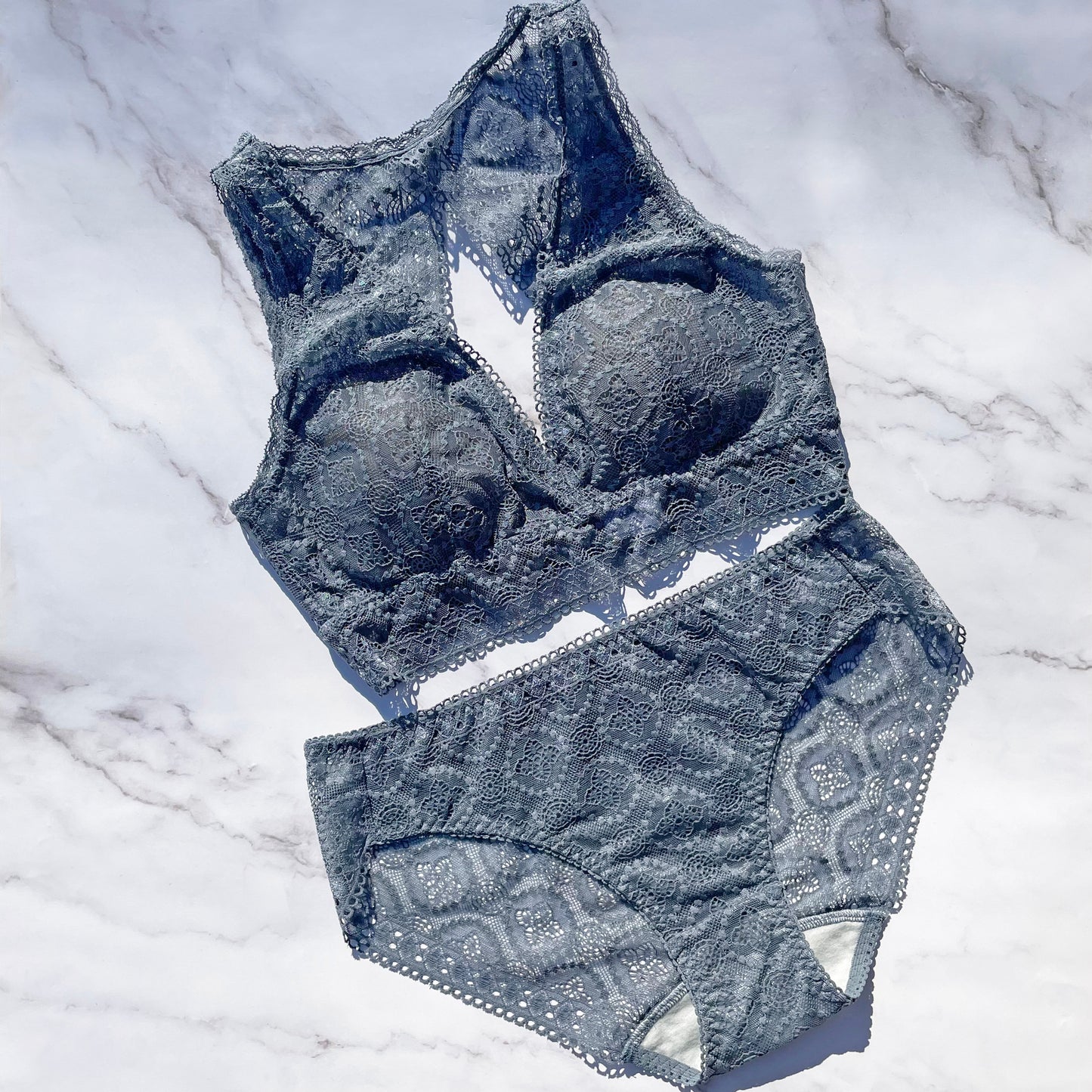 Moroccan Bikini｜Blue Gray