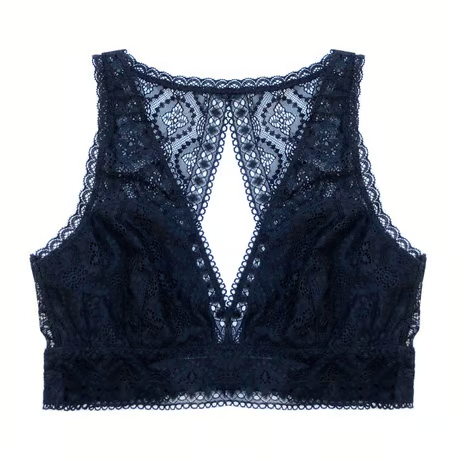 Moroccan Back style Black Bralette