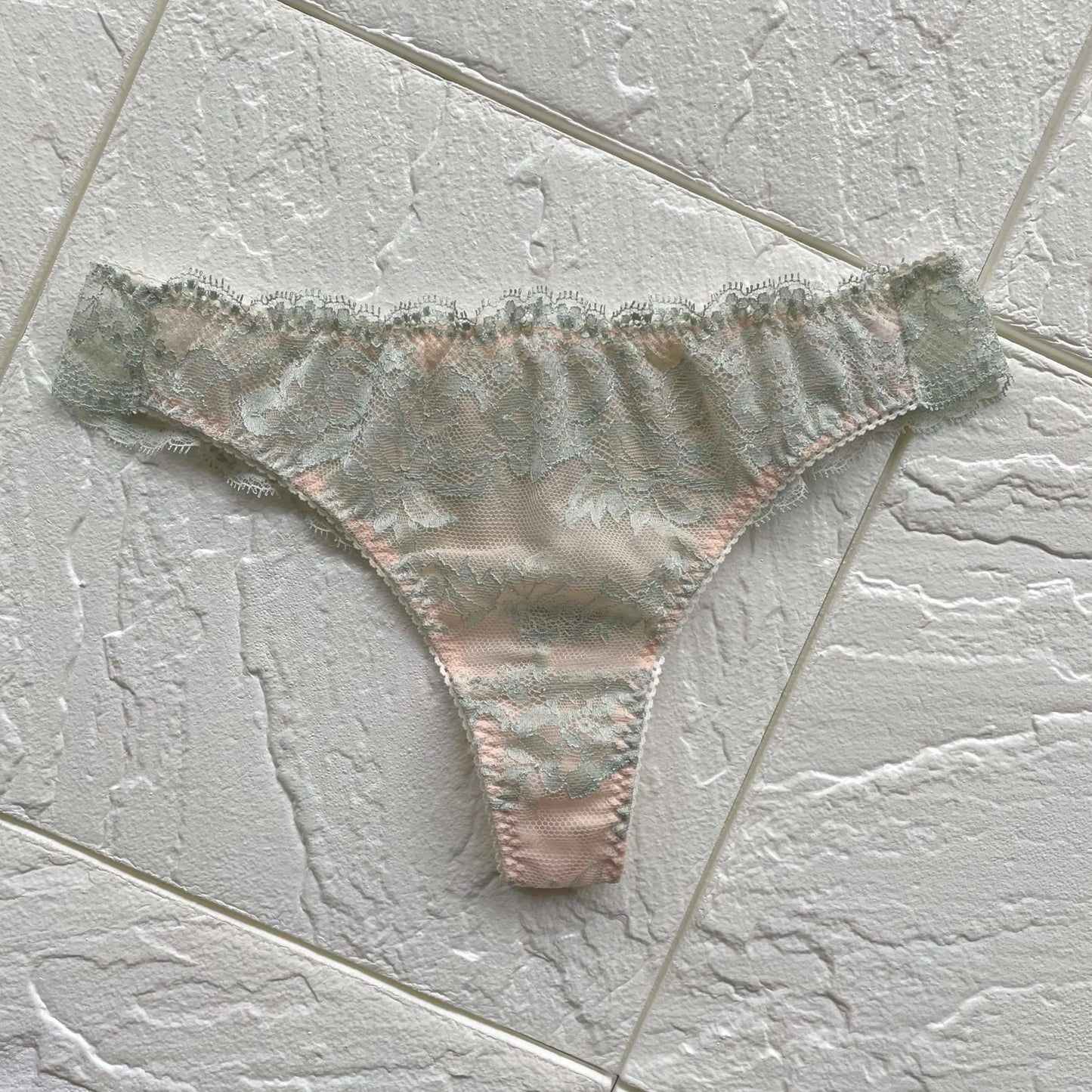 Lilac Mint Bule Thong