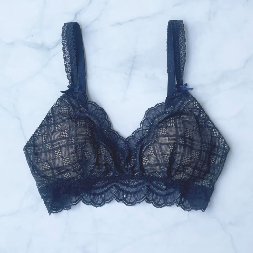 SALE Love Navy Bralette