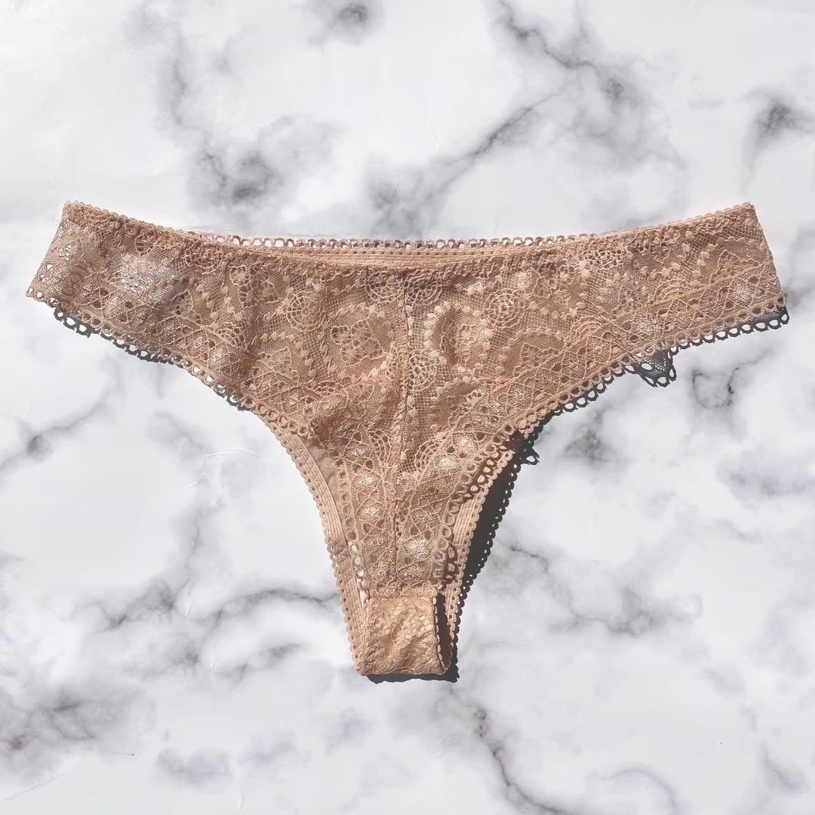 Moroccan Pink Brown Thong