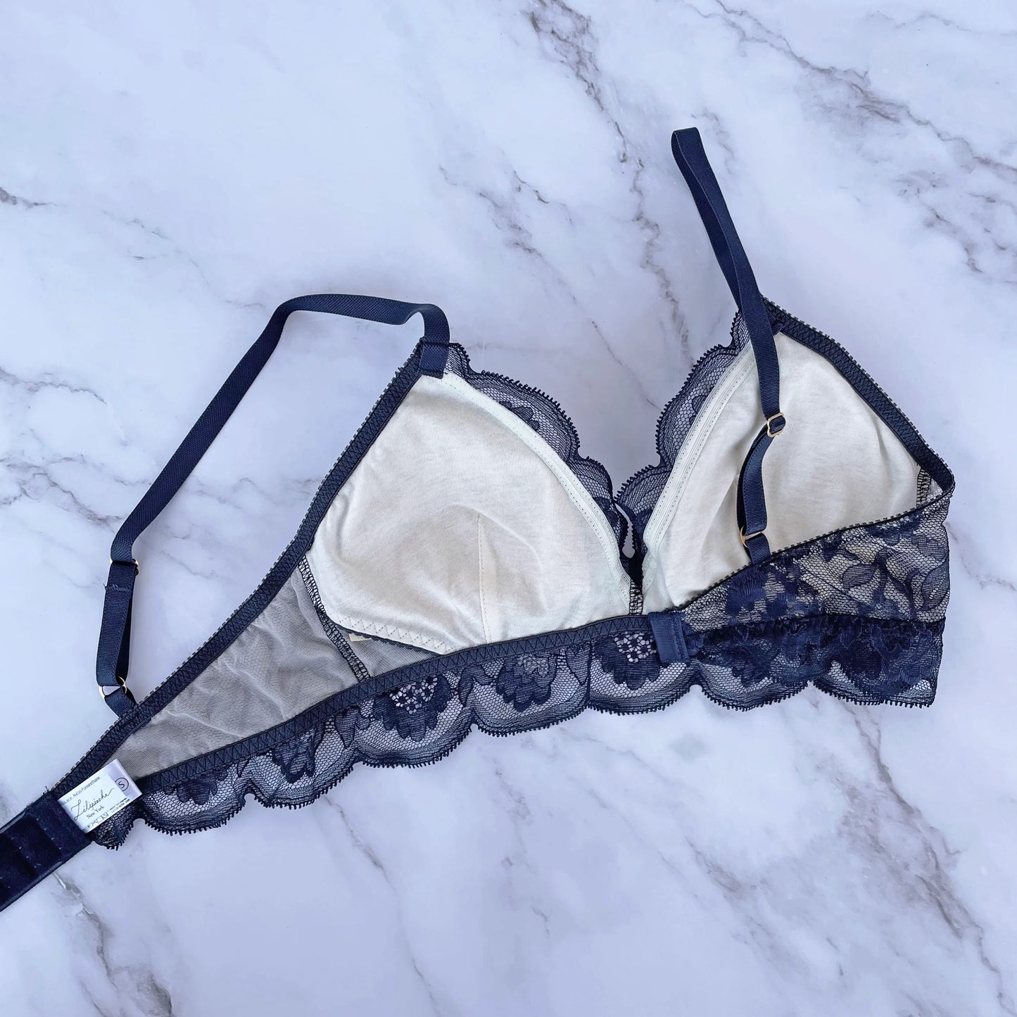 Protea Bralette｜Navy