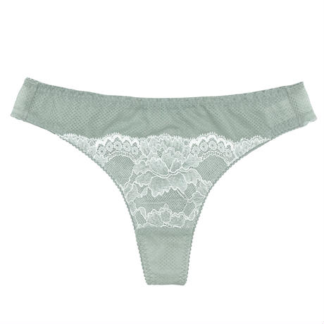 SALE Daisy Ash Green ×White Thong